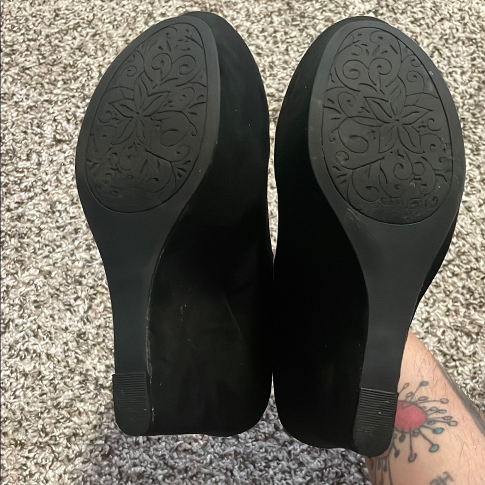 Qupid black wedges - Picture 4 of 4